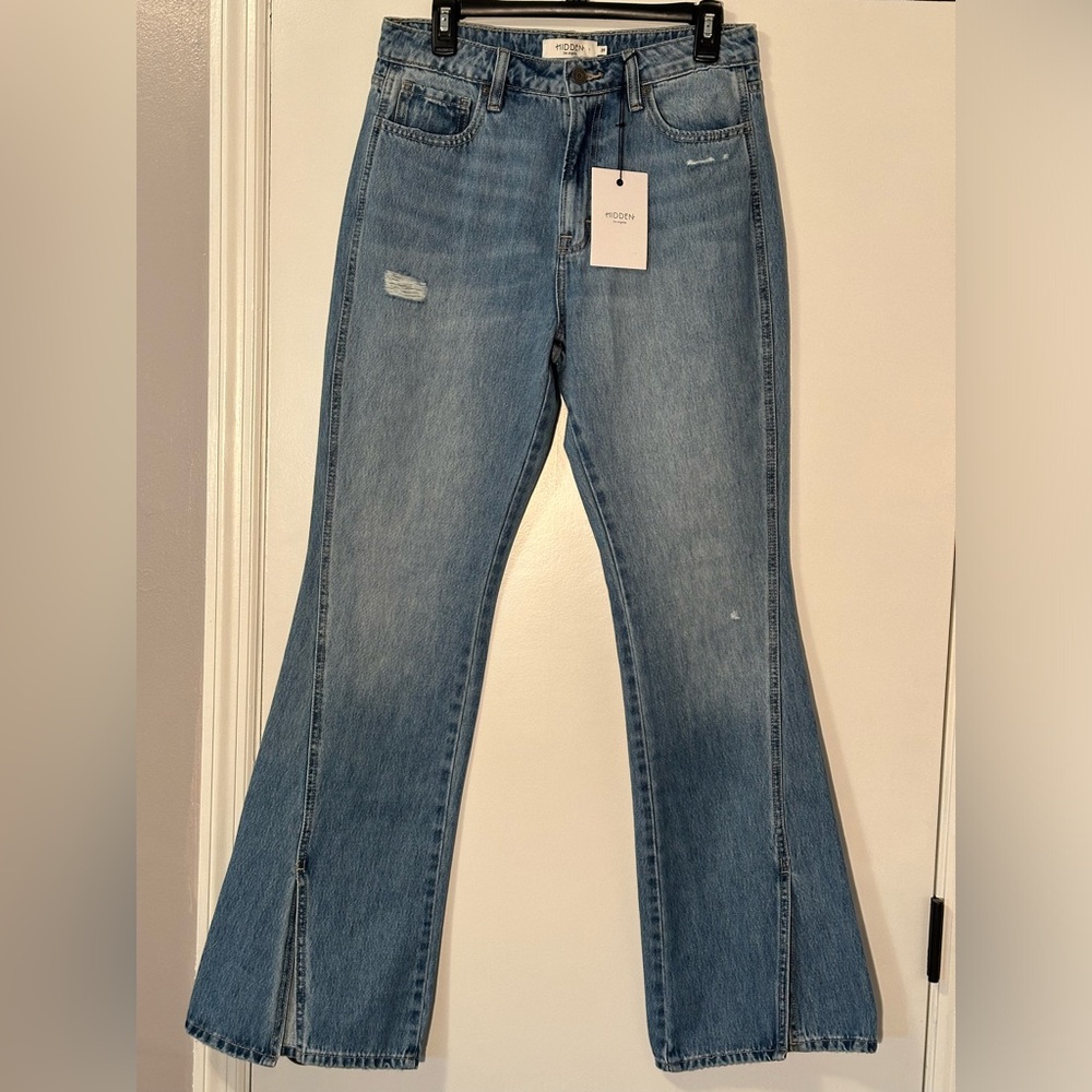 Hidden Jeans high rise flare with split size 29 / 8